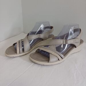 Ecco Felicia comfort sandals gray women's size 41